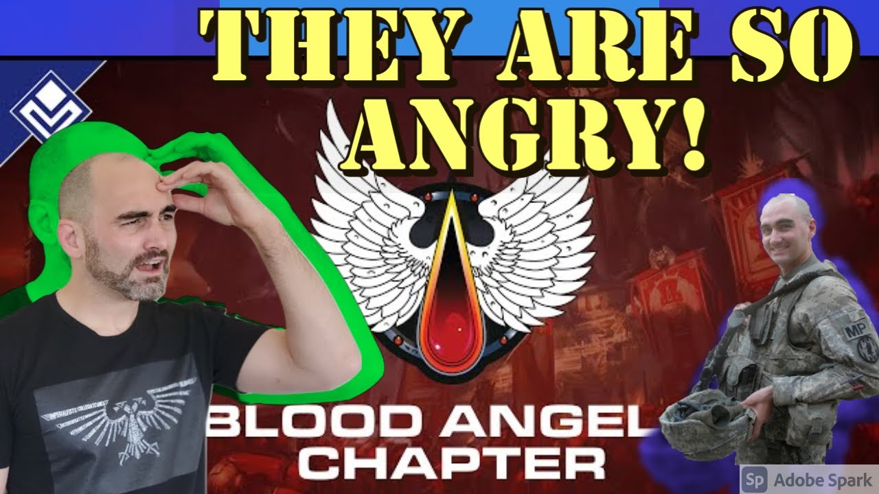 Army Combat Veteran Reacts to The Blood Angels Chapter (Templin Institute) (Warhammer 40,000)