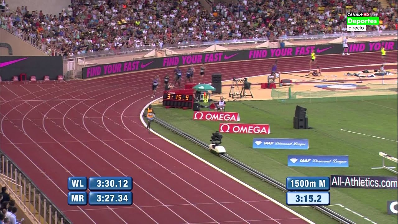 3:26.69 Asbel Kiprop 1500m Monaco Herculis 17.07.2015