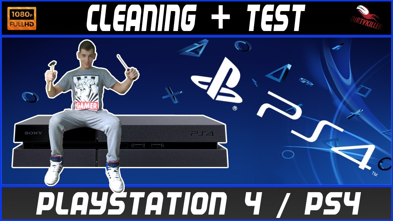 Pierwsze Czyszczenie/Cleaning konsoli PlayStation 4 (PS4) od A do Z + TEST #21