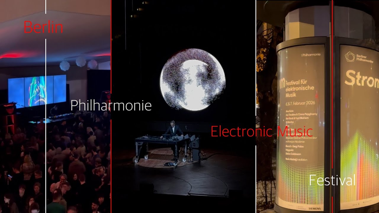 베를린 전자음악 축제 | Strom at the Berlin Philharmonie | Electronic Music Festival