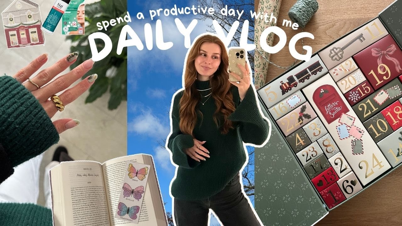 Daily Vlog💌: Adventskalender Inspo🎄, drogerie haul, Alltag, lernen👩🏼‍💻 und und und || Celina