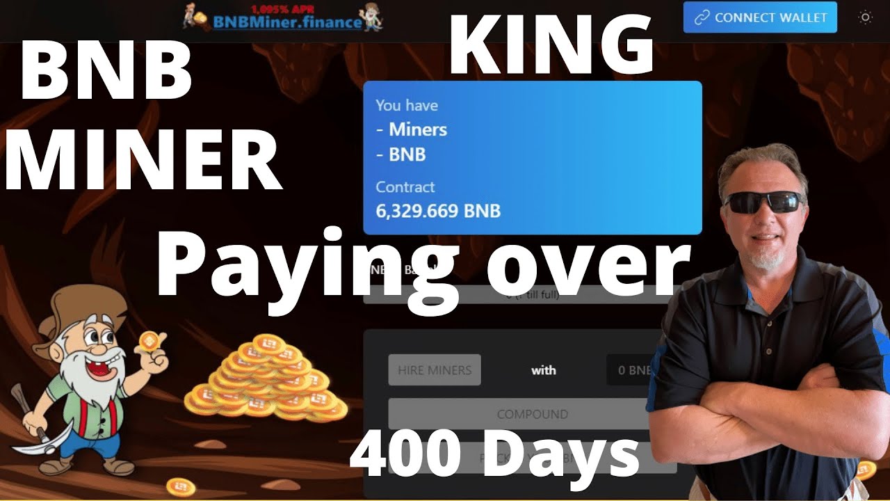 BNB Miner paying over 400 Days of BNB! Best Miner on Planet Pays 3% Daily only miner paid 400 days!
