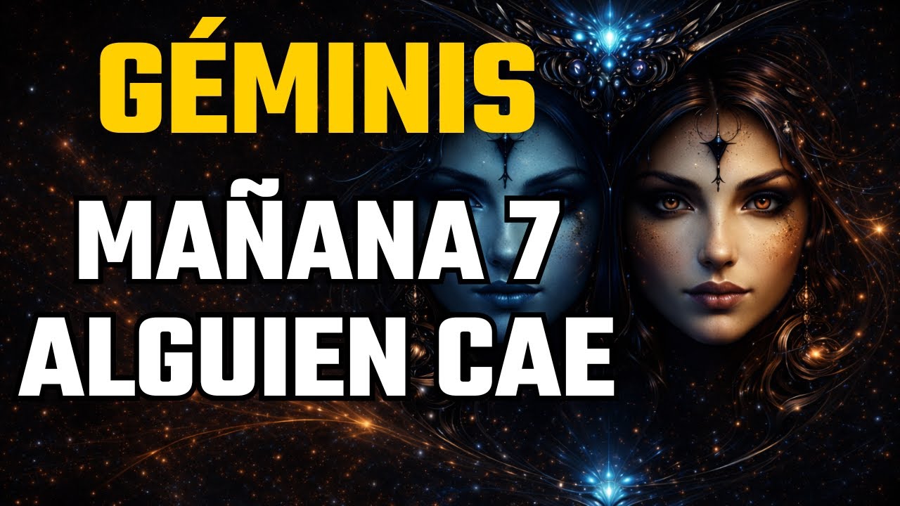 GÉMINIS ALGO EXTRAÑO SUCEDERÁ EL 7 DE ENERO 😮 UNA VERDAD DOBLE ROMPE TODO Y TRAE FORTUNA.