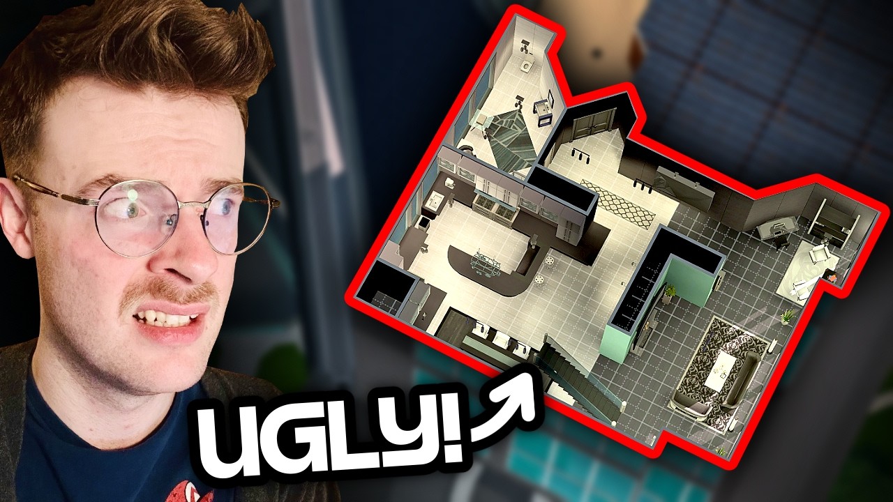 i fixed an UGLY City Living apartment in The Sims 4