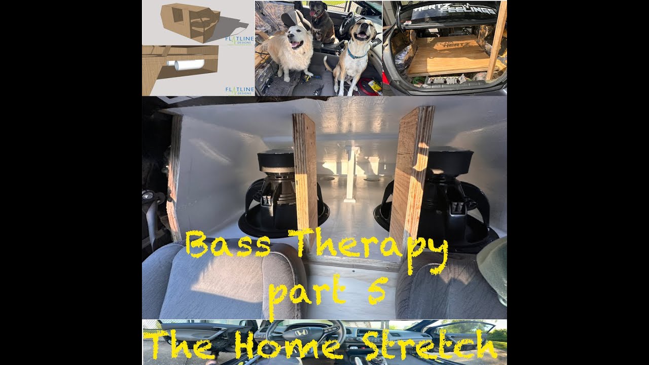 Bass Therapy Build: 6th Order Wall for 2 Sundown Audio Xv3-18s | Honda Civic Coupe Timelapse 🚗🔊