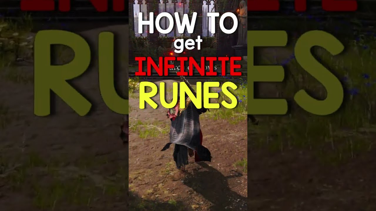 The only way to get INFINITE runes in Elden Ring
