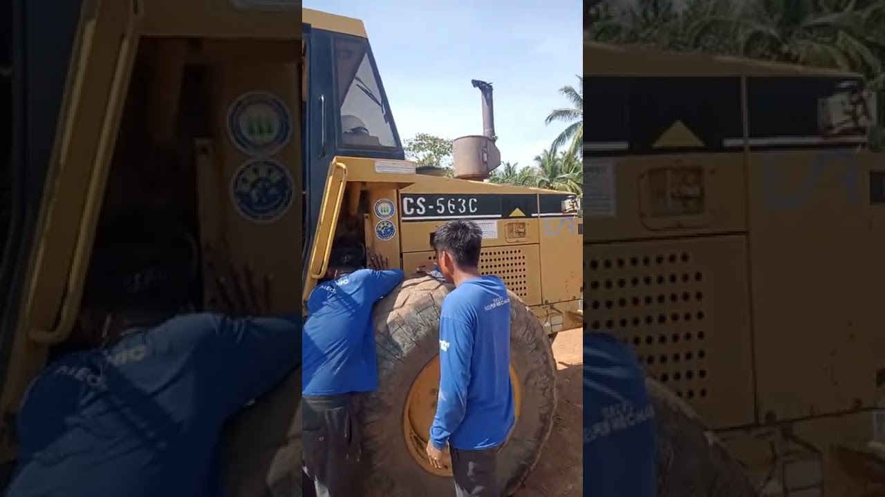 CS563c cat roller compactor no forward and reverse due to a damage magnetic solenoid valve..part 1