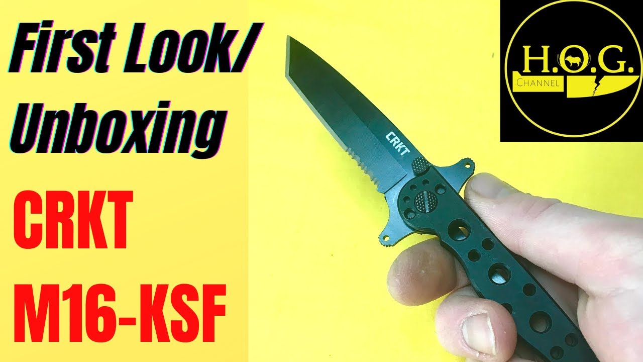 CRKT M16–10ksf UNBOXING/First Impressions—Do your research before ordering an M16 folding knife!!!