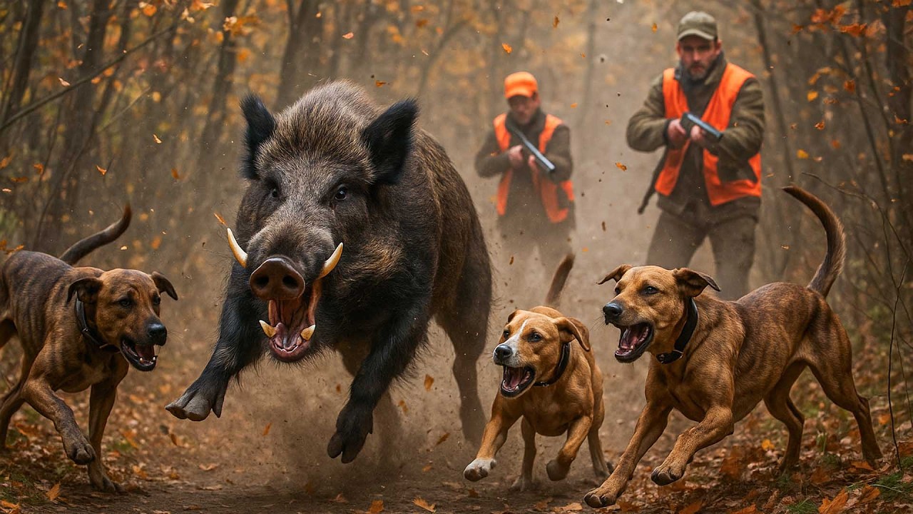 Gr&ouml;&szlig;te Wildschweinjagd aller Zeiten &ndash; Pr&auml;zisionssch&uuml;sse im Nahbereich!