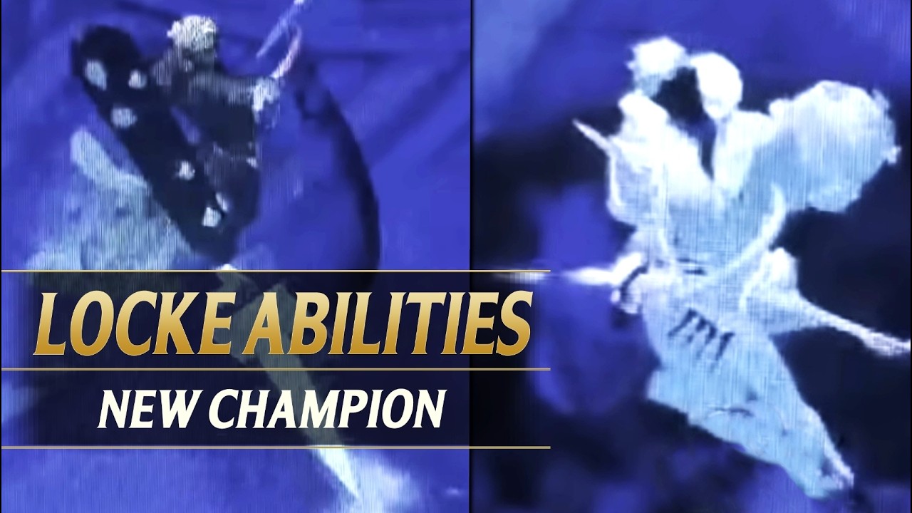 NEW CHAMPION LOCKE ABILITIES GAMEPLAY - League of Legends