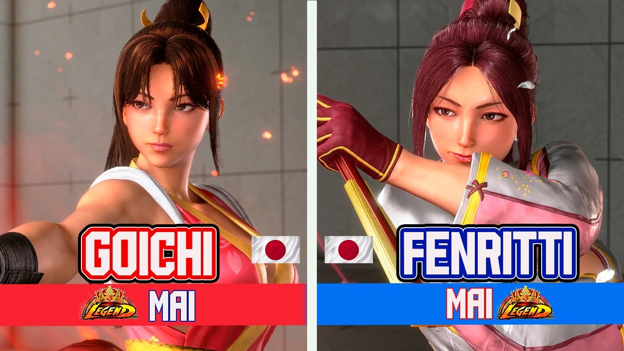 SF6🔥▰ GOICHI (Mai) vs FENRITTI (Mai) ▰ Intense High-Level Gameplay