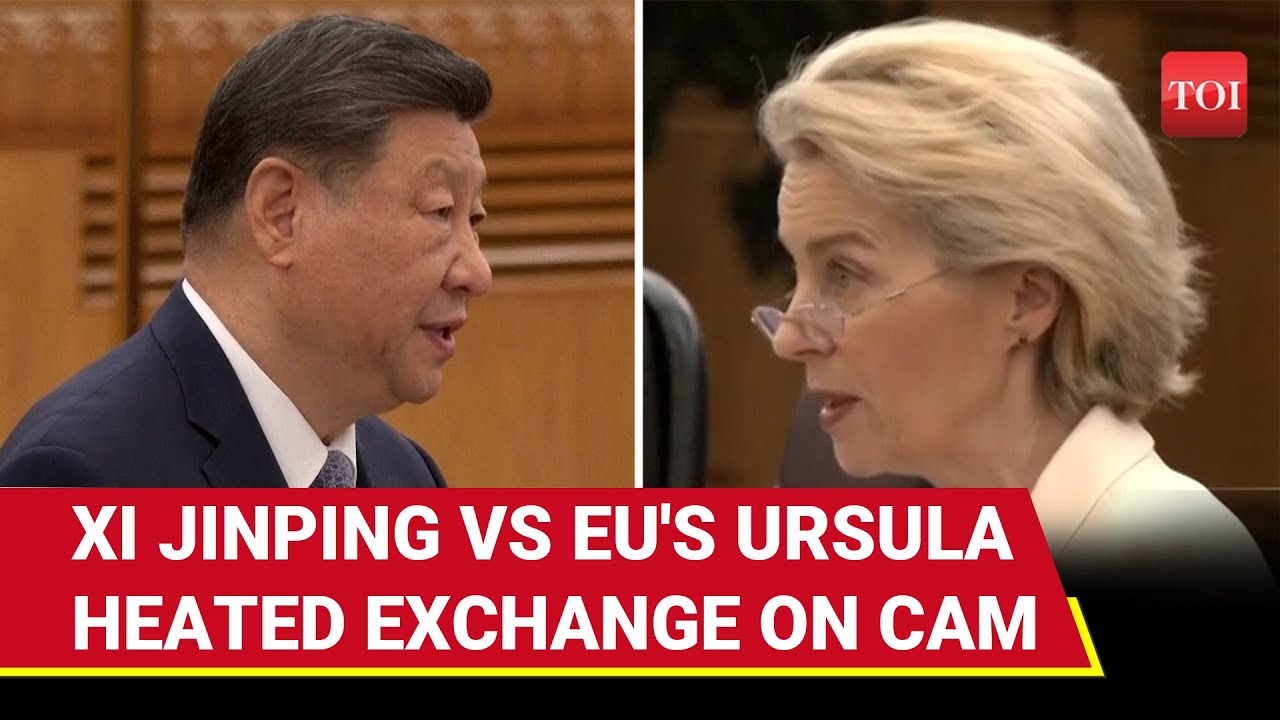 China’s Xi Snaps At EU Chief At Tense Meeting; Tells Ursula Von Leyen To ‘Handle Friction' Better