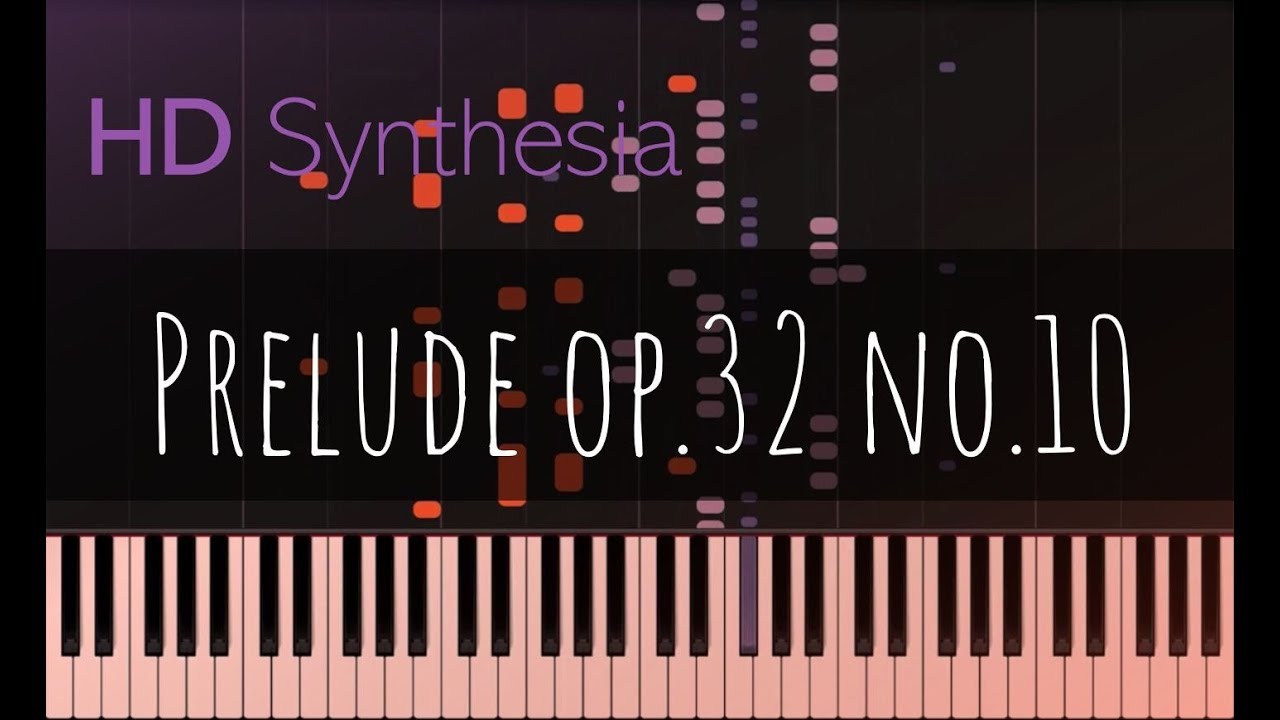 (4K)Prelude op.32 no.10 | Sergei Rachmaninoff
