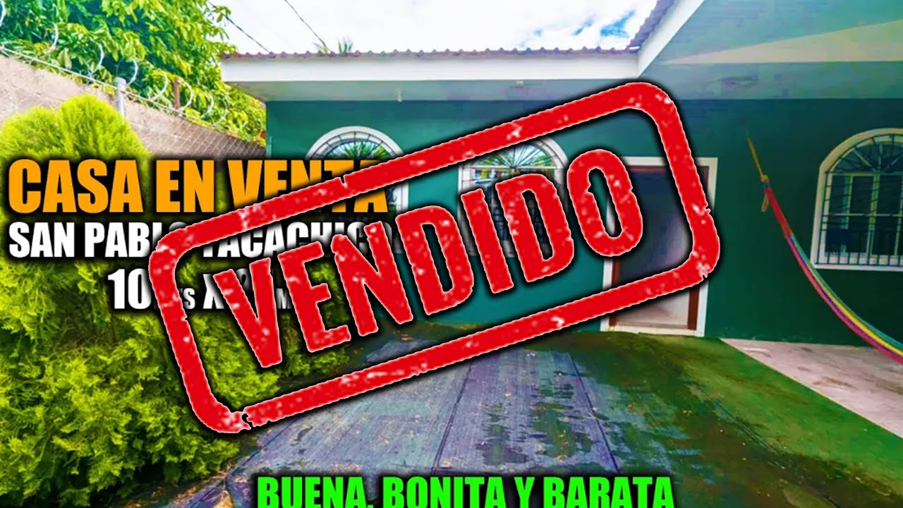 Gran Oferta! Buena Bonita y Barata! Casas en venta en El Salvador!