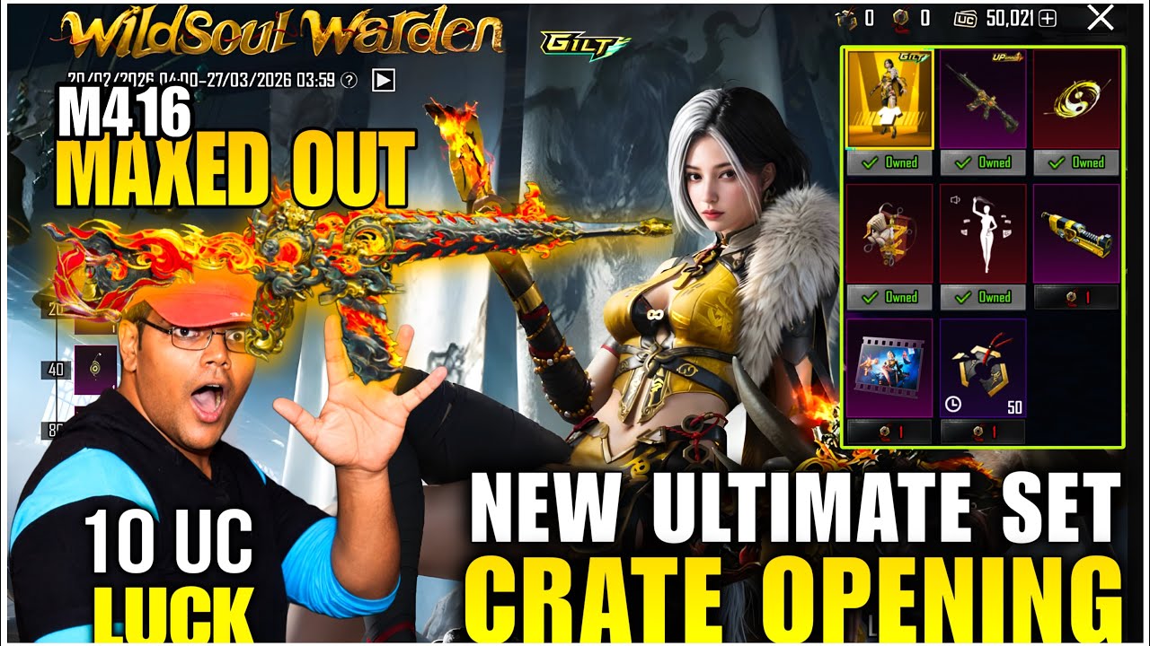 😱 Crimson SkyBlade M416 Crate Opening | New Ultimate Crate Opening | Maxed M416 | BGMI | PUBG MOBILE