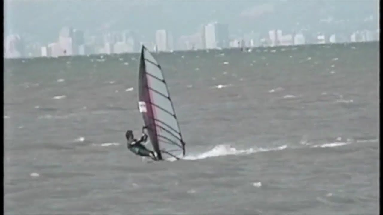 WINDSURFING @ Coyote Point  June 7, 1994. #windsurf #windsurfer #gopro #watersports