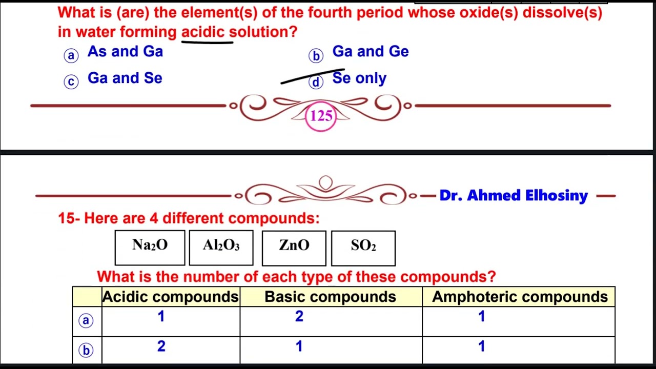 تانية ثانوي metal & non metals