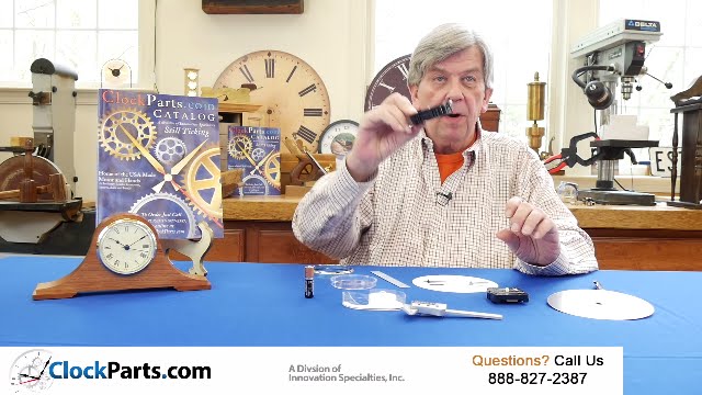 Repair a Mantle, Desk or Table Clocks with Press On Clock Motors