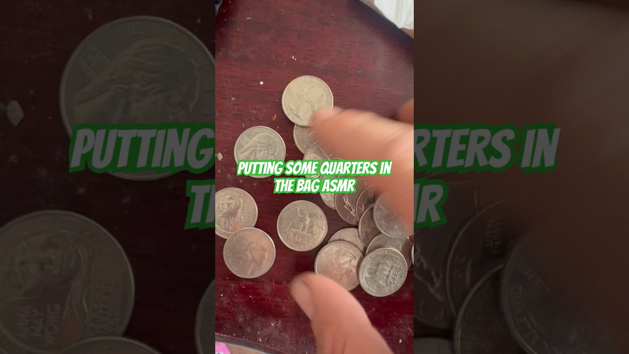 #asmrsounds #pocketchange #quarters