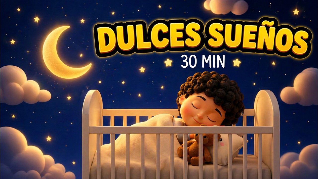 Estrellas y Susurros | Canción de cuna instrumental para dormir bebés
