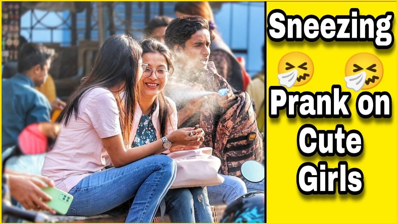 SNEEZING PRANK ON CUTE GIRL | KALKATIA PRANKS