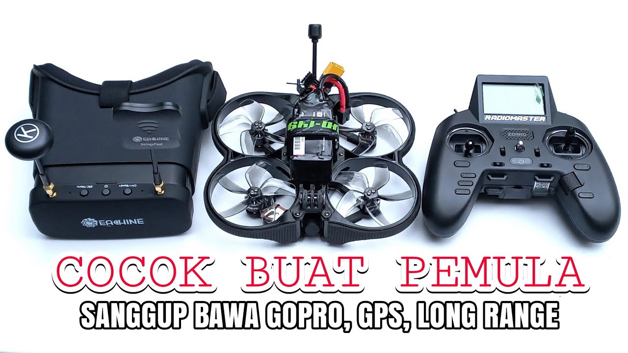 Paket RTF Cinewhoop GPS Sanggup Bawa GoPro Dan Terbang Jauh