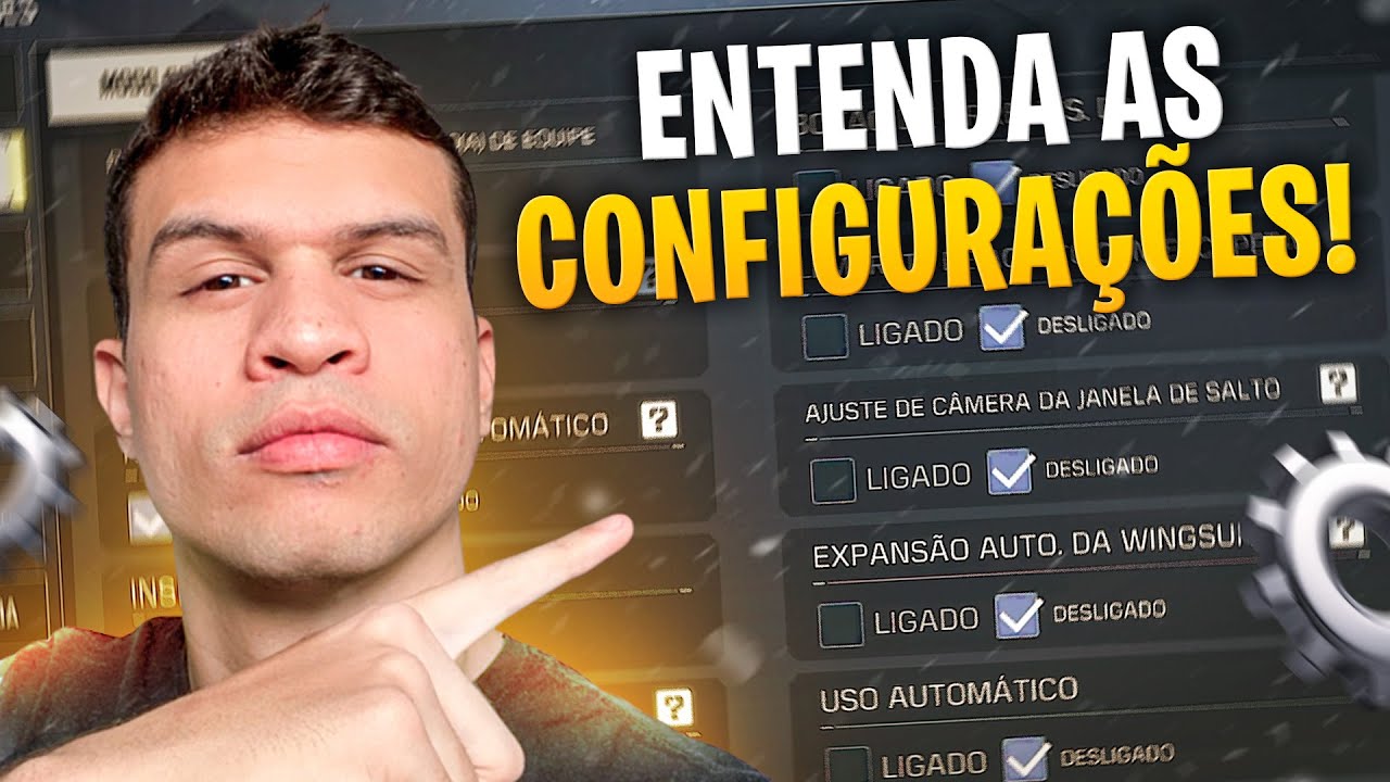 CONFIGURAÇÕES BÁSICAS 100% EXPLICADAS (esses DETALHES podem fazer a DIFERENÇA na SUA JOGABILIDADE)