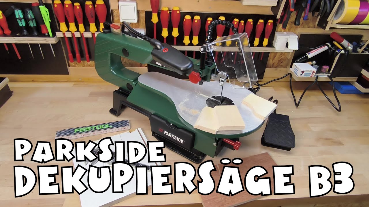 Lidl - PARKSIDE® Dekupiersäge mit Fußpedal PDS 120 B3