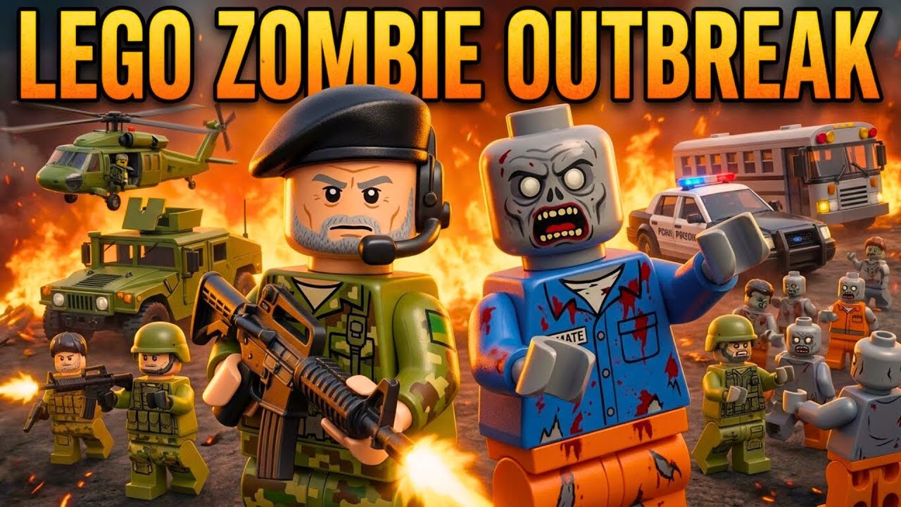 Zombie Lockdown Prison Of The Damned | LEGO Zombie Animation | Episode 8
