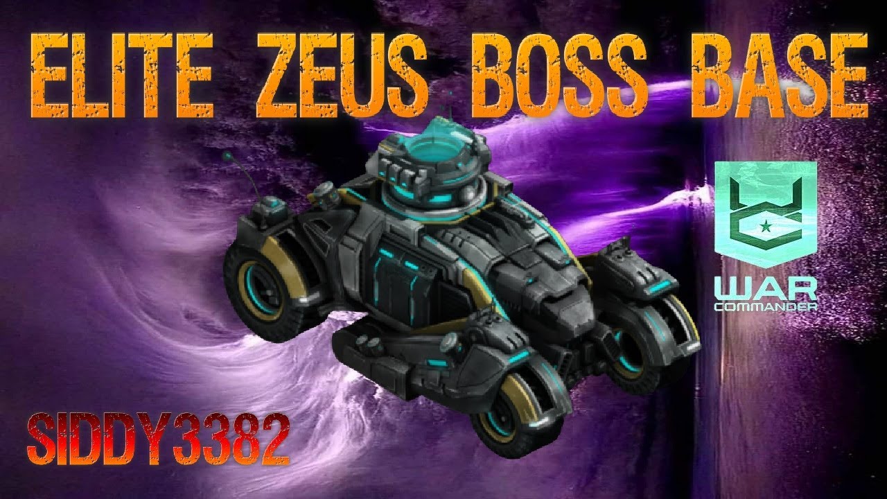 War Commander - Elite Zeus Boss Base.