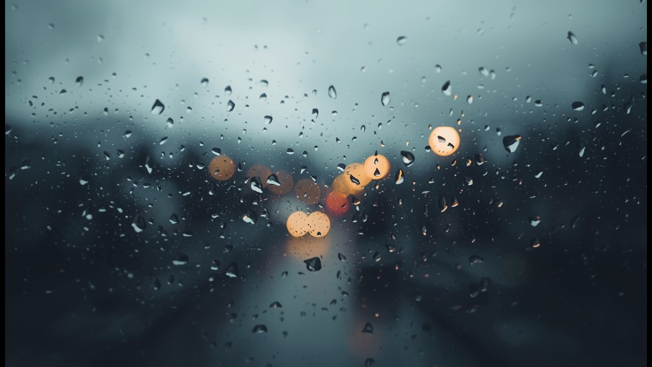 Rain Sounds on a Window | Gentle Rain Ambience | 2 Hours | No Talking ASMR