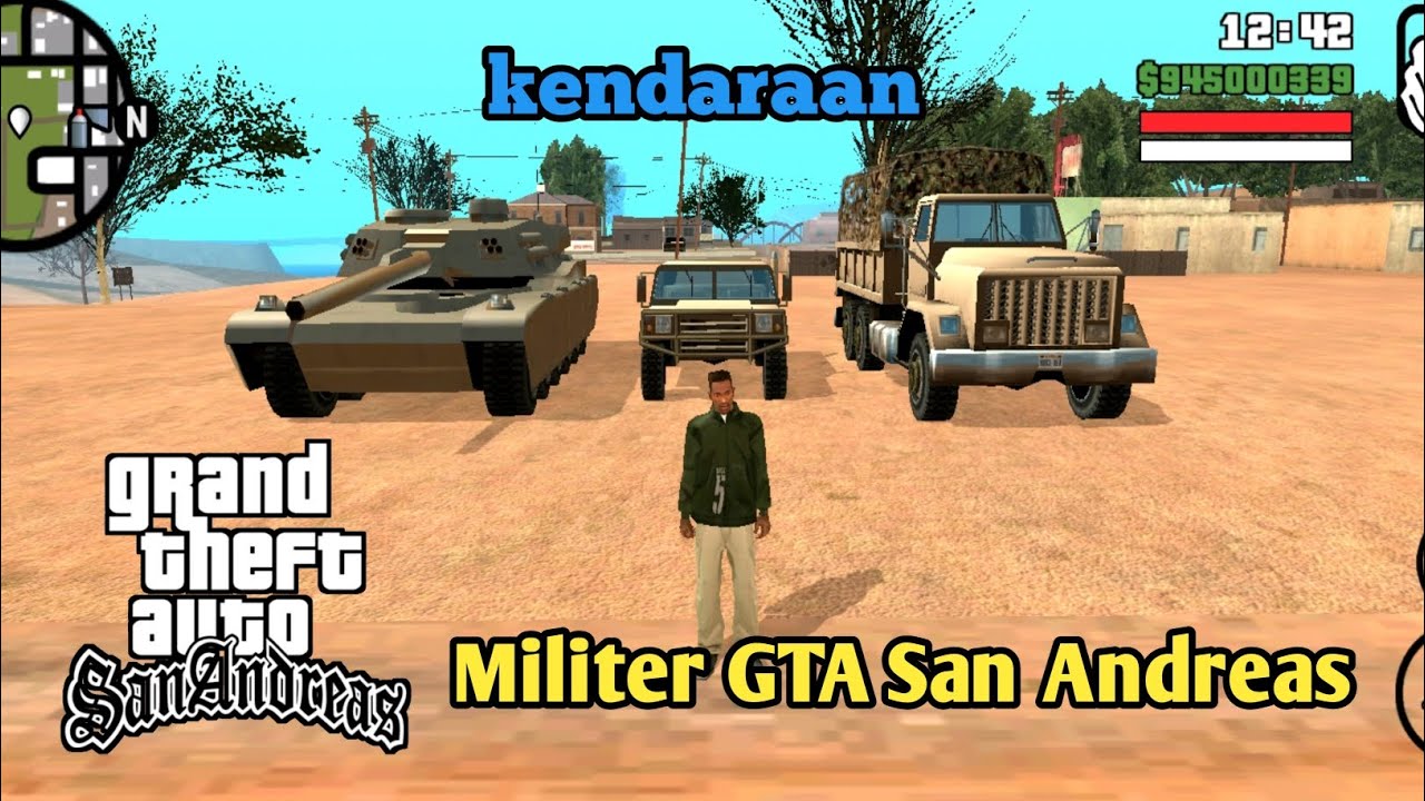 kendaraan militer GTA San Andreas android