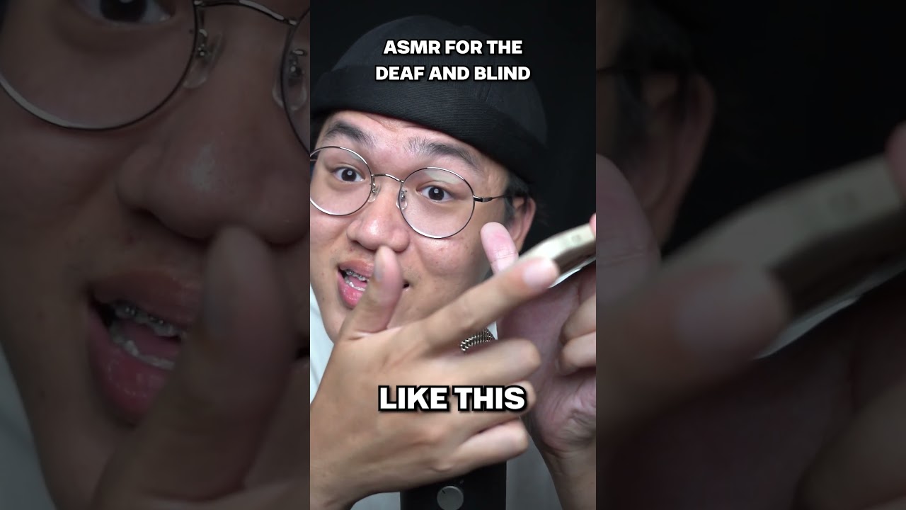asmr but you are blind and deaf #asmr