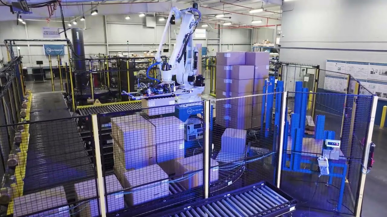 CRG Automation's Robotic Palletizer