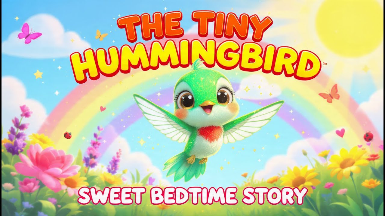 The Tiny Hummingbird | Sweet Bedtime Story for Kids About Sharing