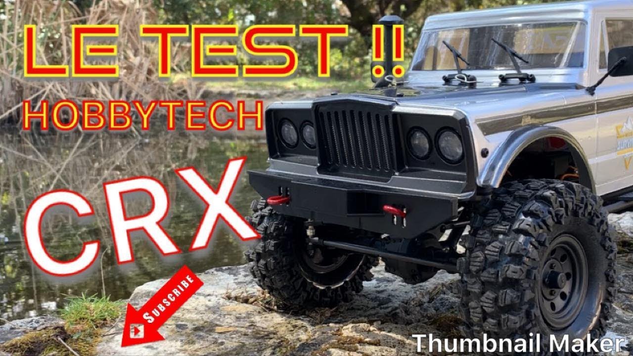 HOBBYTECH-CRX LE TEST APRÈS MONTAGE !!