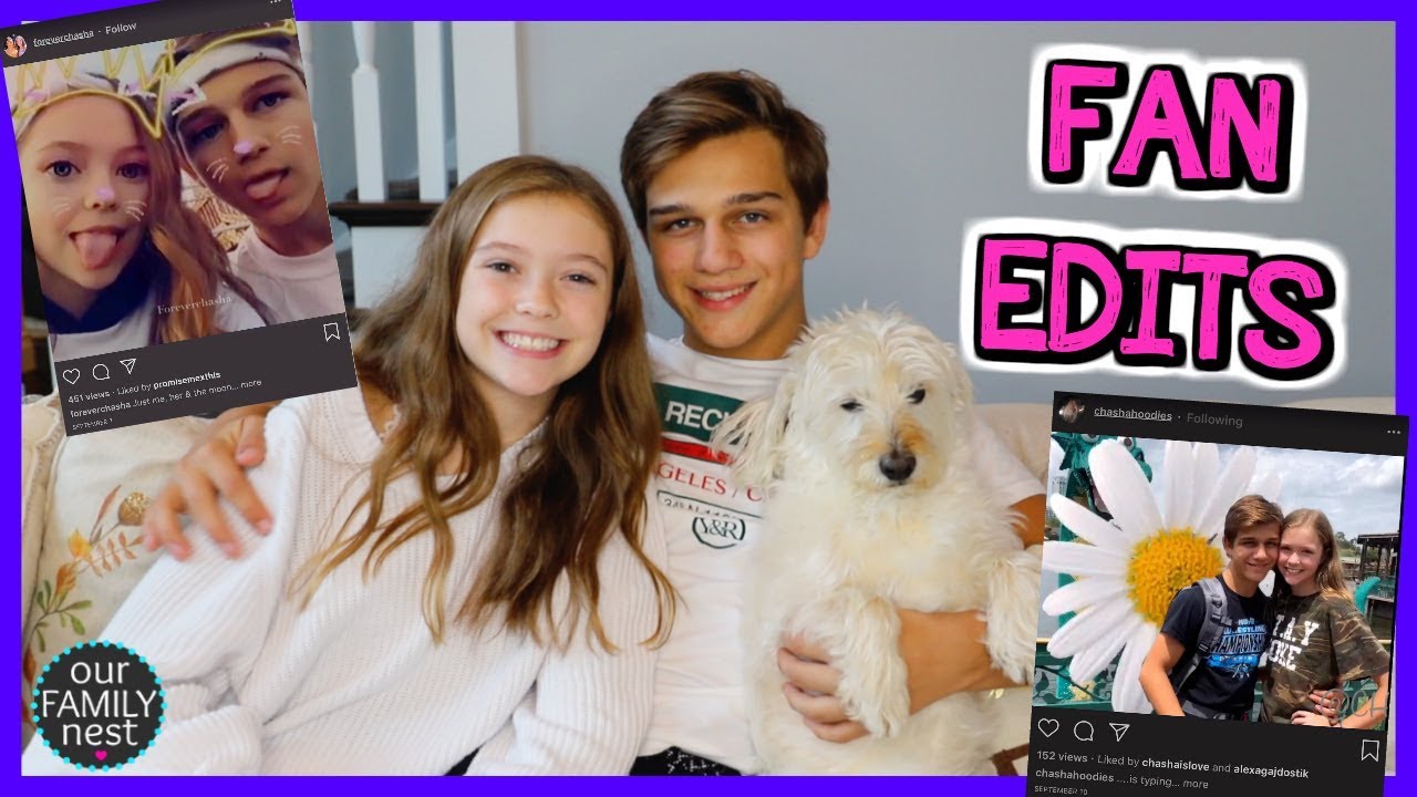 REACTING TO CHASHA FAN PAGE EDITS!