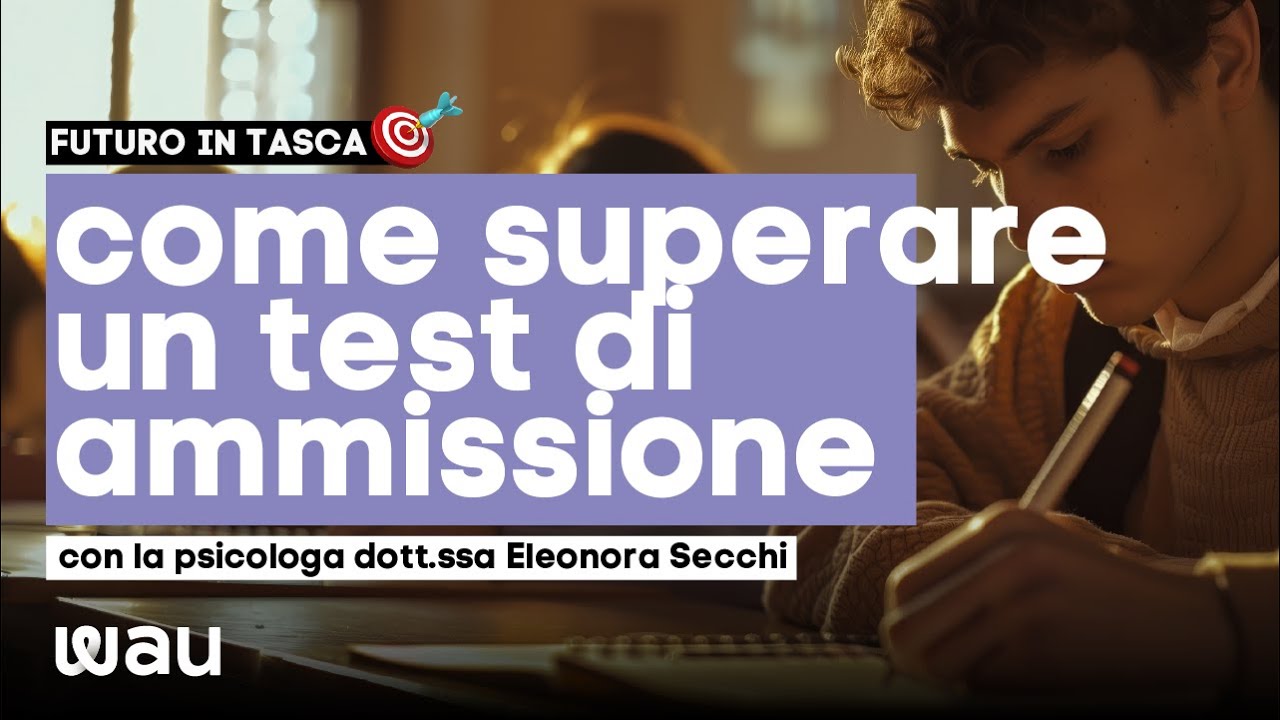 Come superare un test di ammissione universitario