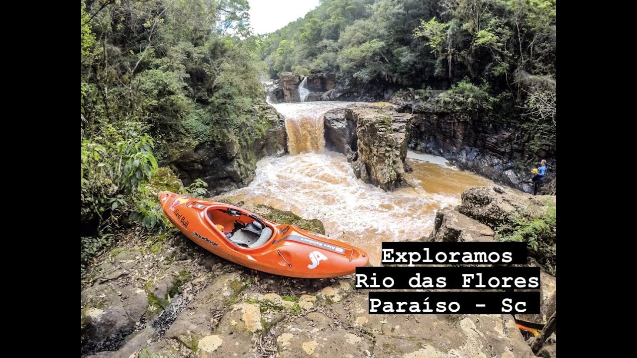 Exploramos Rio das Flores - fomos  na barragem... Paraiso SC