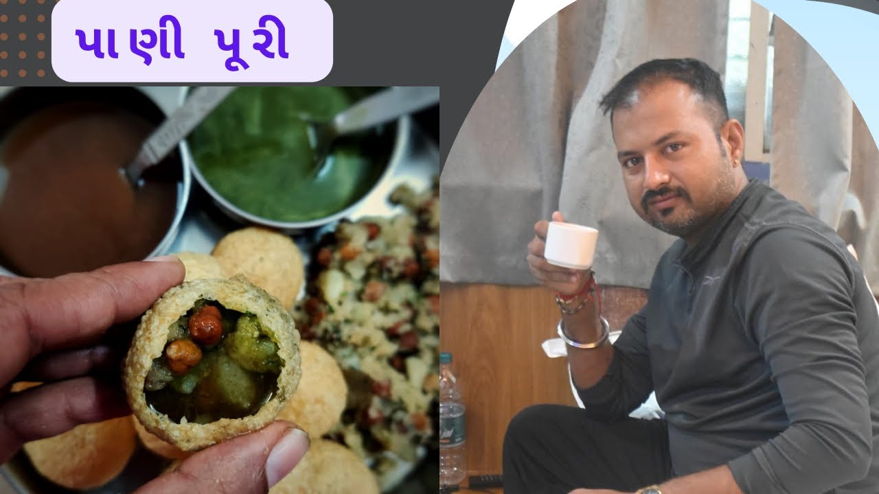It was a happy day serving pani puri to the school kids.