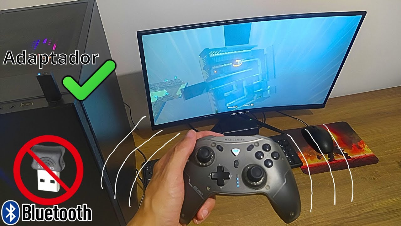 Machenike G5 Pro – FORMA CORRETA DE USAR O SENSOR DE MOVIMENTO COM O ADAPTADOR DO PROPRIO CONTROLE