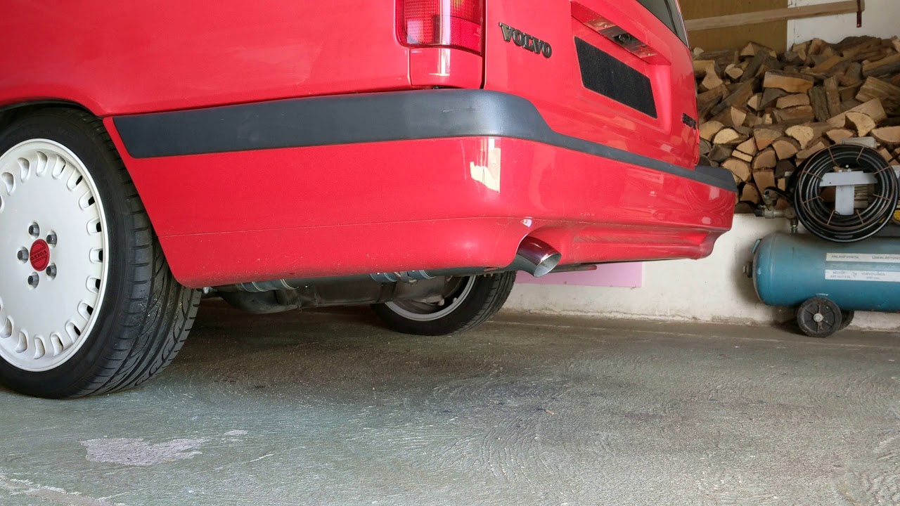 Volvo 850R TME exhaust without rear muffler