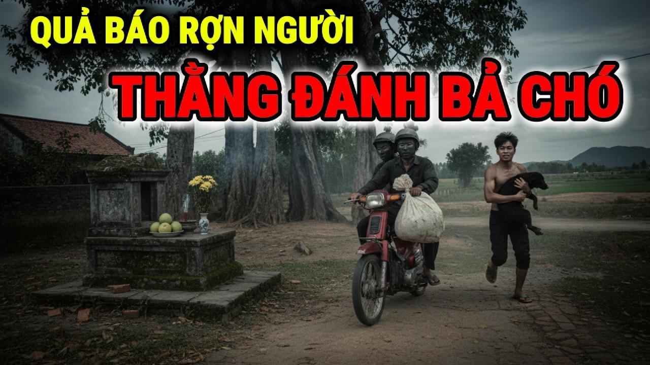 QUẢ BÁO RỢN NGƯỜI CỦA THẰNG ĐÁNH BẢ CHÓ | NHÂN QUẢ BÁO ỨNG Có Thật