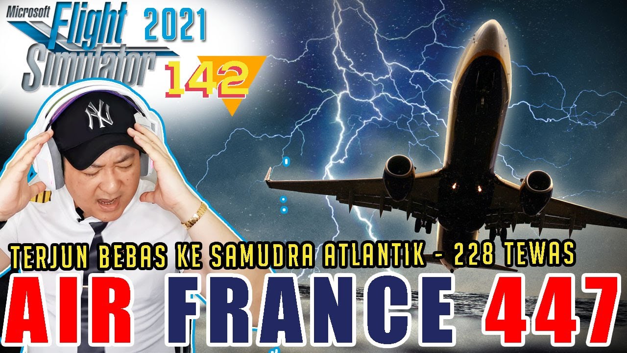 AIR FRANCE 447 A330 HANTAM SAMUDRA ATLANTIK PILOT ERROR - 228 TEWAS -Microsoft Flight Simulator #142