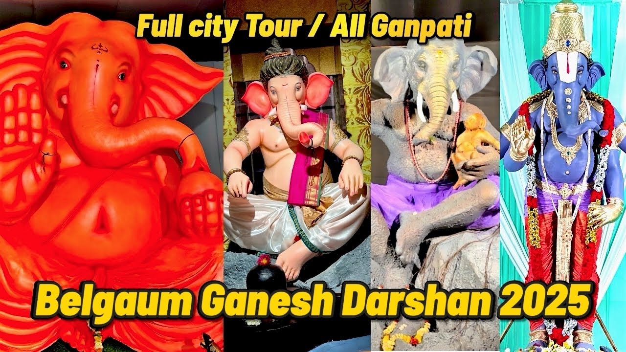 BELGAUM GANESH DARSHAN 2025 | Belagavi ganpati  Darshan 2025