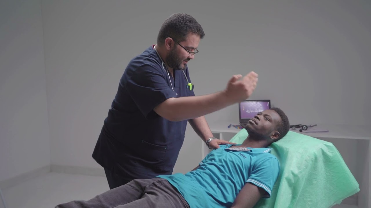 Examination of the Jugular Venous Pressure -Maneuver