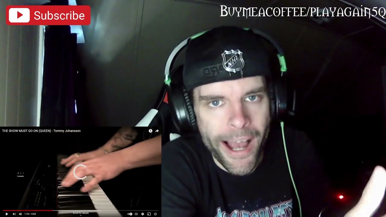 Томми Йоханссон — The Show Must Go On (Queen) (первая реакция)