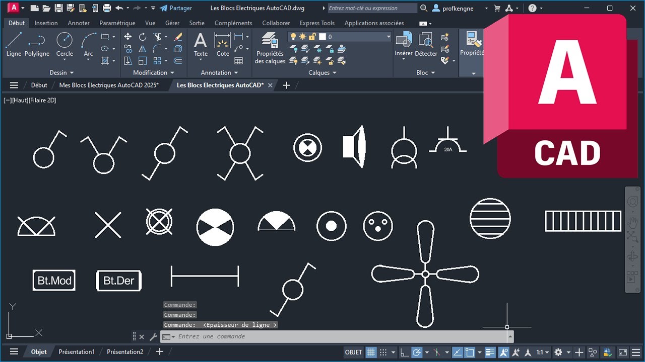 Maîtrisez les Blocs Électriques AutoCAD : Création, Palettes et Chiffrage Automatique