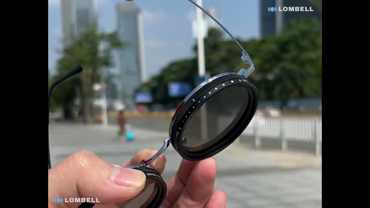 Lombell Adjustable Tint Sunglasses with Built-in ND Filter - Lombell ND filter Sunglasses