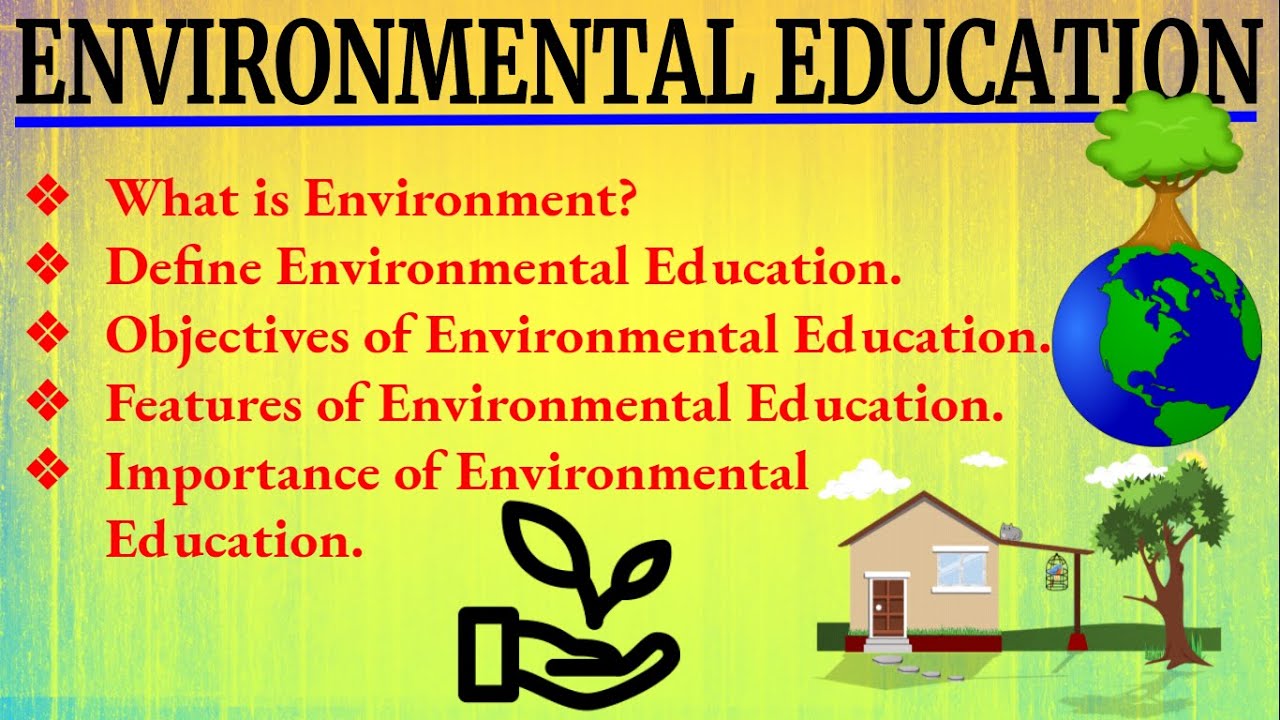 Экологическое образование, его цели, особенности, важность #EnvironmentalEducation #BEd #IVSem